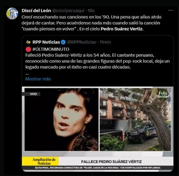 Reacción de las redes ante