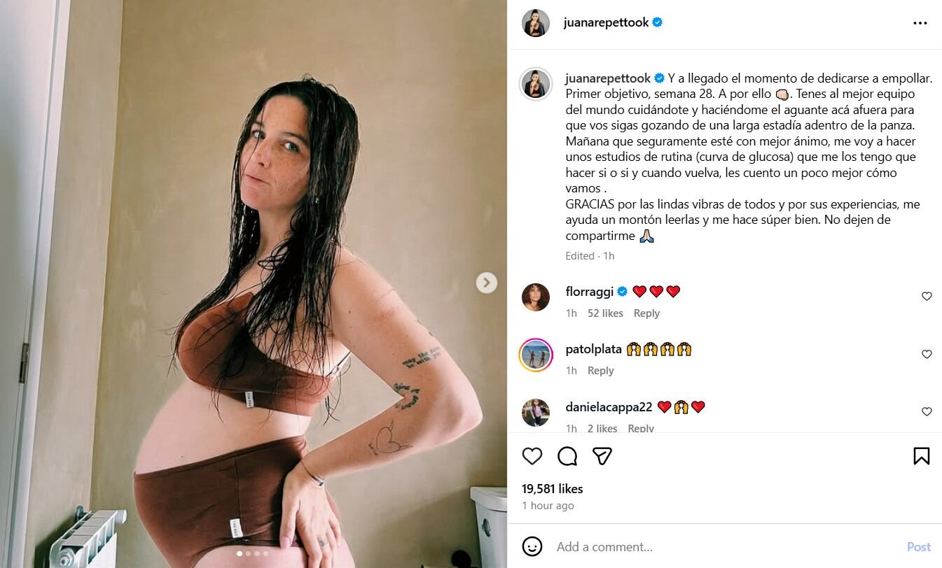 La actriz relató el nerviosismo y la incertidumbre que le generaron los resultados de una ecografía clave