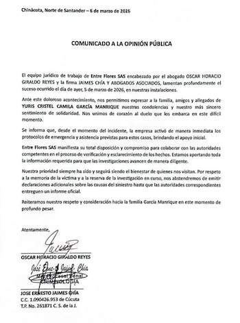 Após o acidente, a empresa