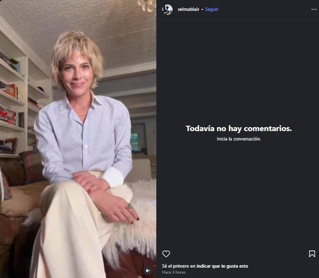 Selma Blair se pronunció después del incidente en un avión.