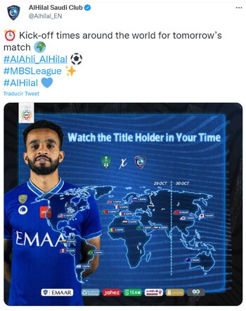 Redes sociales Al-Hilal