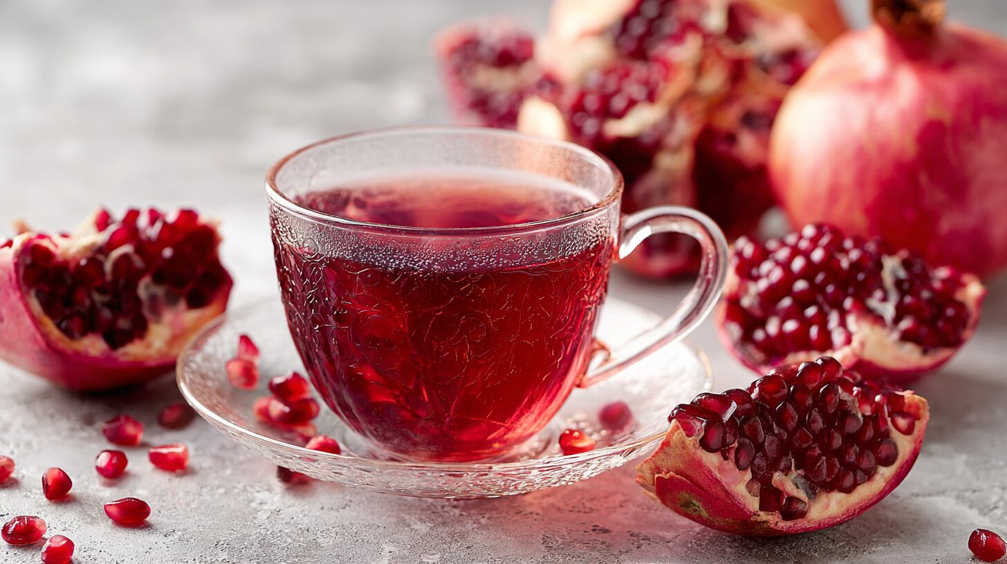 El té de granada es una infusión frutal con un sabor característico entre dulce y astringente. - (Imagen Ilustrativa Infobae)