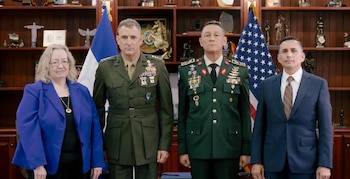 Héctor Valerio Ardón destacó la cooperación entre Honduras y Estados Unidos en materia de seguridad. (FOTO: La Tribuna)