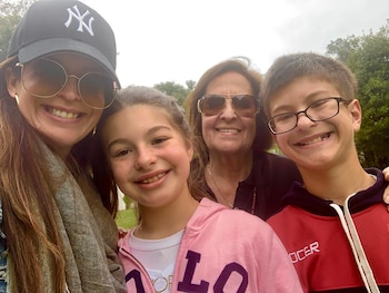 Elba Marcovecchio con su mamá