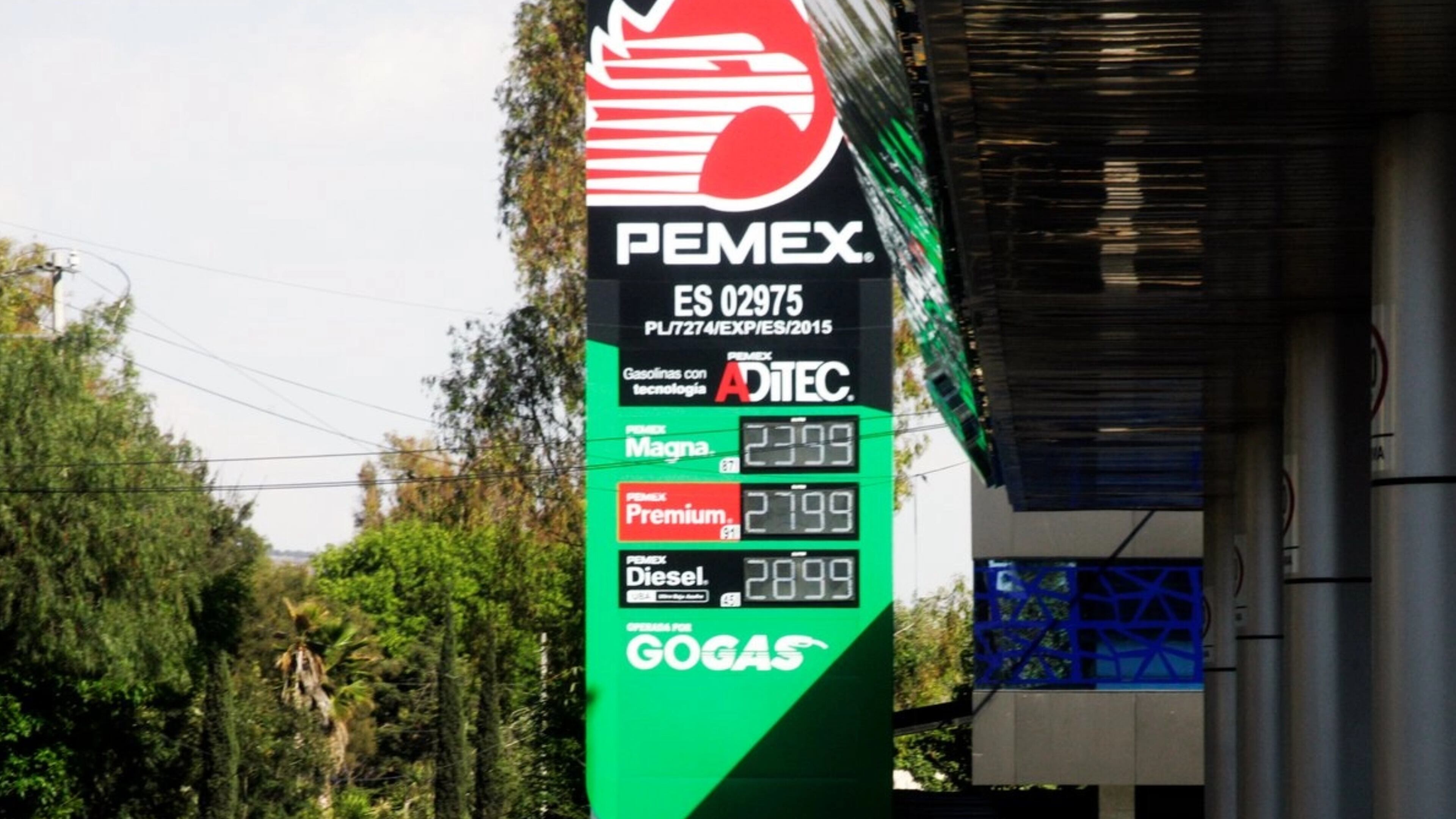 Gasolinera en Tecámac, Estado de México, el 25 de marzo de 2026. Foto Roberto García Rivas