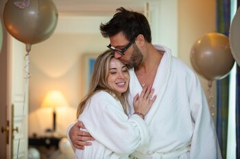 La emoción de Jesica Cirio