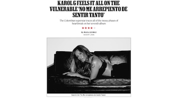 Rolling Stone calificó el álbum con 4 de 5 estrellas y resaltó el enfoque personal de Karol G, mientras otros medios valoraron la diversidad de colaboraciones y sonidos - crédito captura de pantalla Rolling Stone