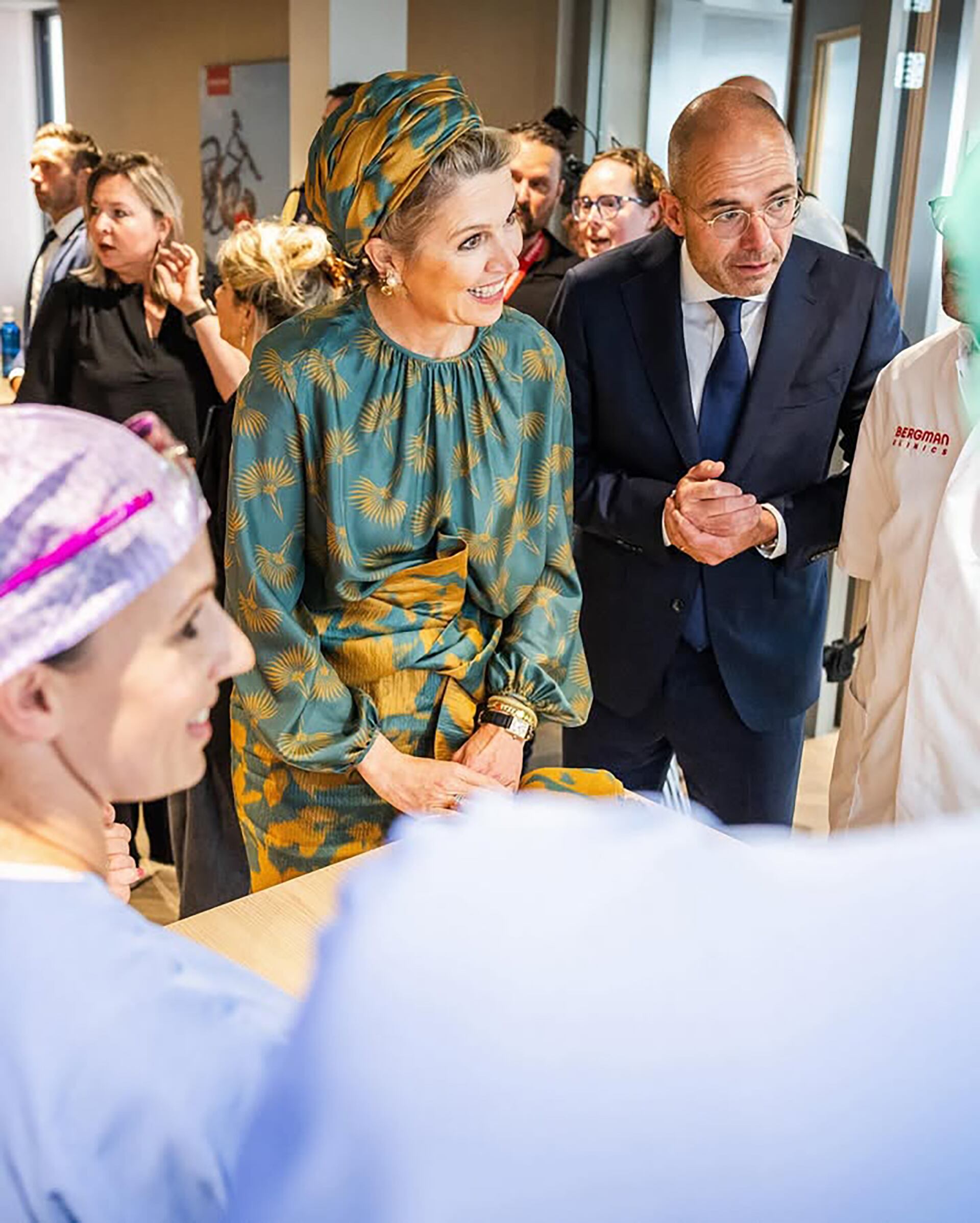 La reina estuvo en la inauguración de una nueva clínica en la localidad de Capelle aan den IJssel (Instagram: @vorsten_nl)
