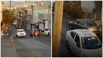 Captaron el momento en que