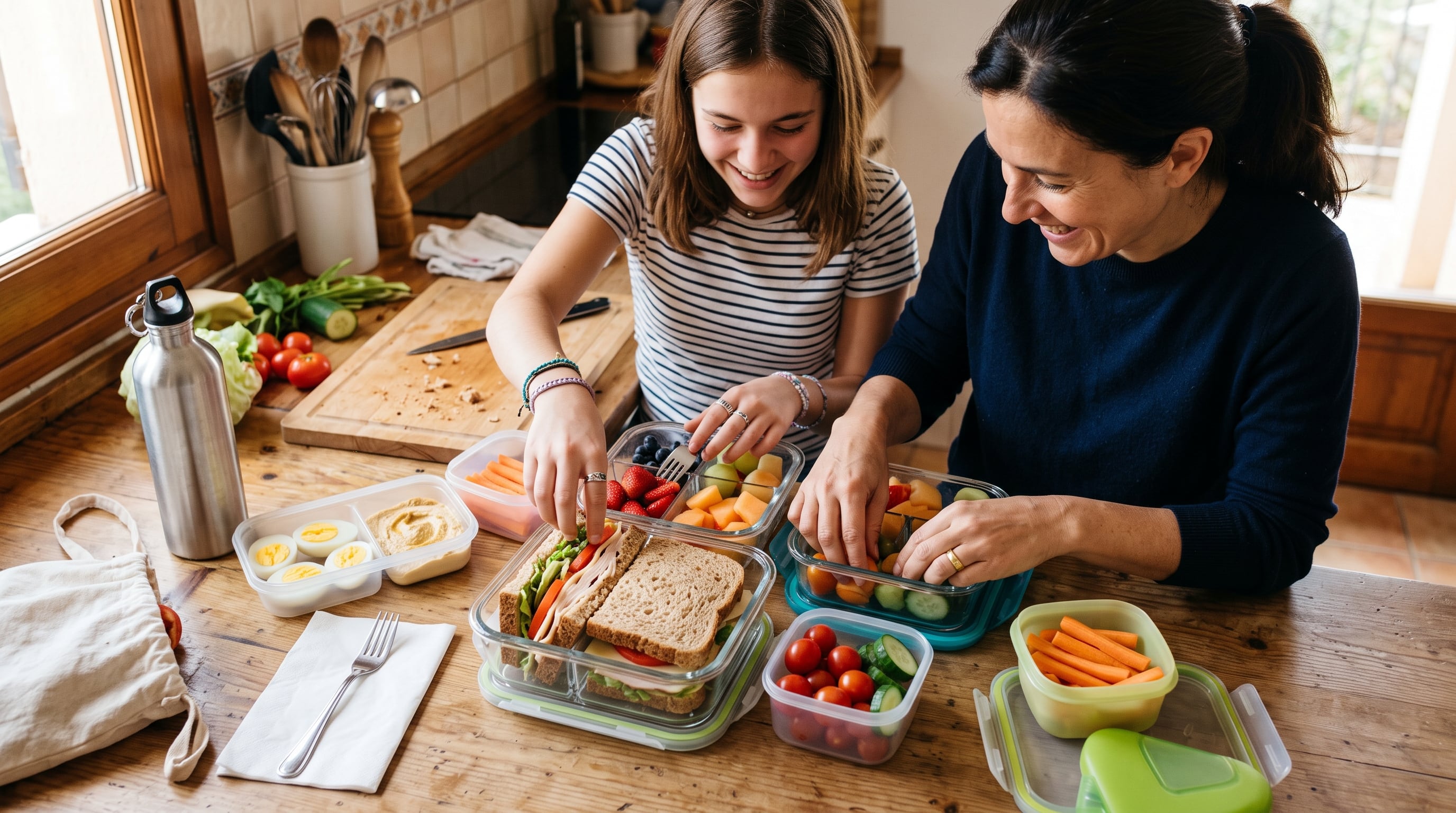 La participación de niños y adolescentes en la preparación de las comidas fomenta su autonomía (Imagen Ilustrativa Infobae)