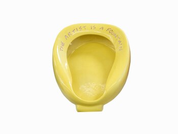 John Baldessari, Repositorio (Amarillo/violeta), 2002.