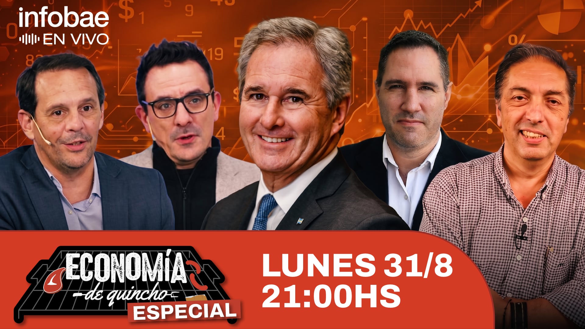 “Economía de Quincho” tendrá una emisión especial en Infobae en Vivo con Pablo Quirno de invitado