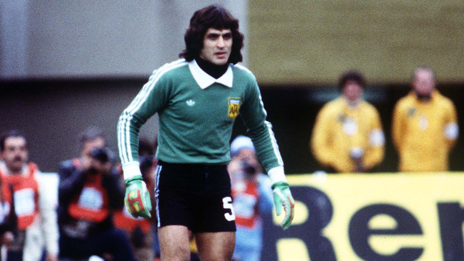 El Pato, con el buzo de la selección argentina, en la final del Mundial 78 ante Holanda (Shutterstock)