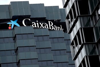 El logotipo de Caixabank en