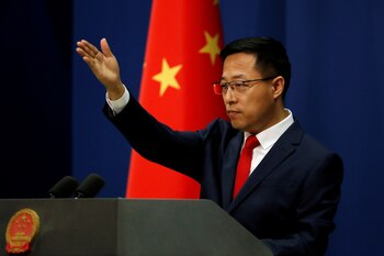 Zhao Lijian, vocero del Ministerio