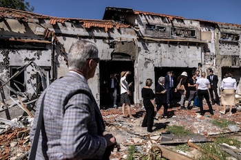 Una delegación de policías de