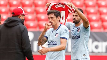 El homenaje de Diego Costa