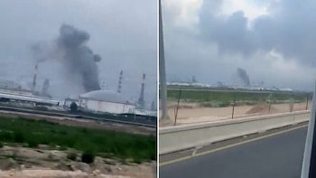 Un misil iraní alcanzó una