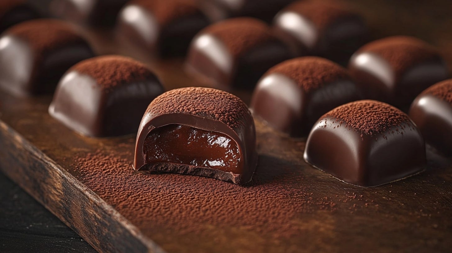 Consumidores deben identificar los productos afectados por el número de lote y la fecha de consumo preferente antes de consumir bombones French Broad Chocolates. (Imagen Ilustrativa Infobae)
