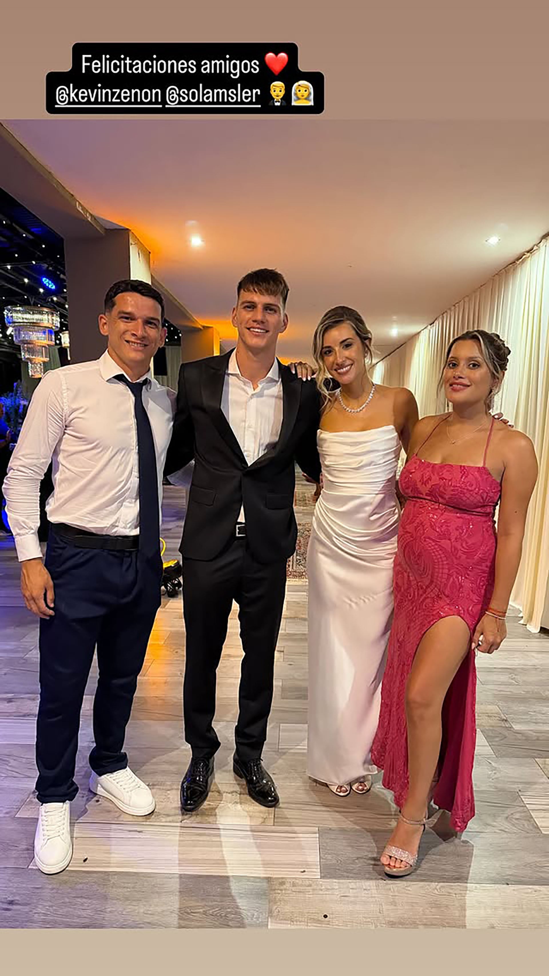 El posteo de Lautaro Blanco con Kevin Zenón, Sol Amsler y Yami Barrios