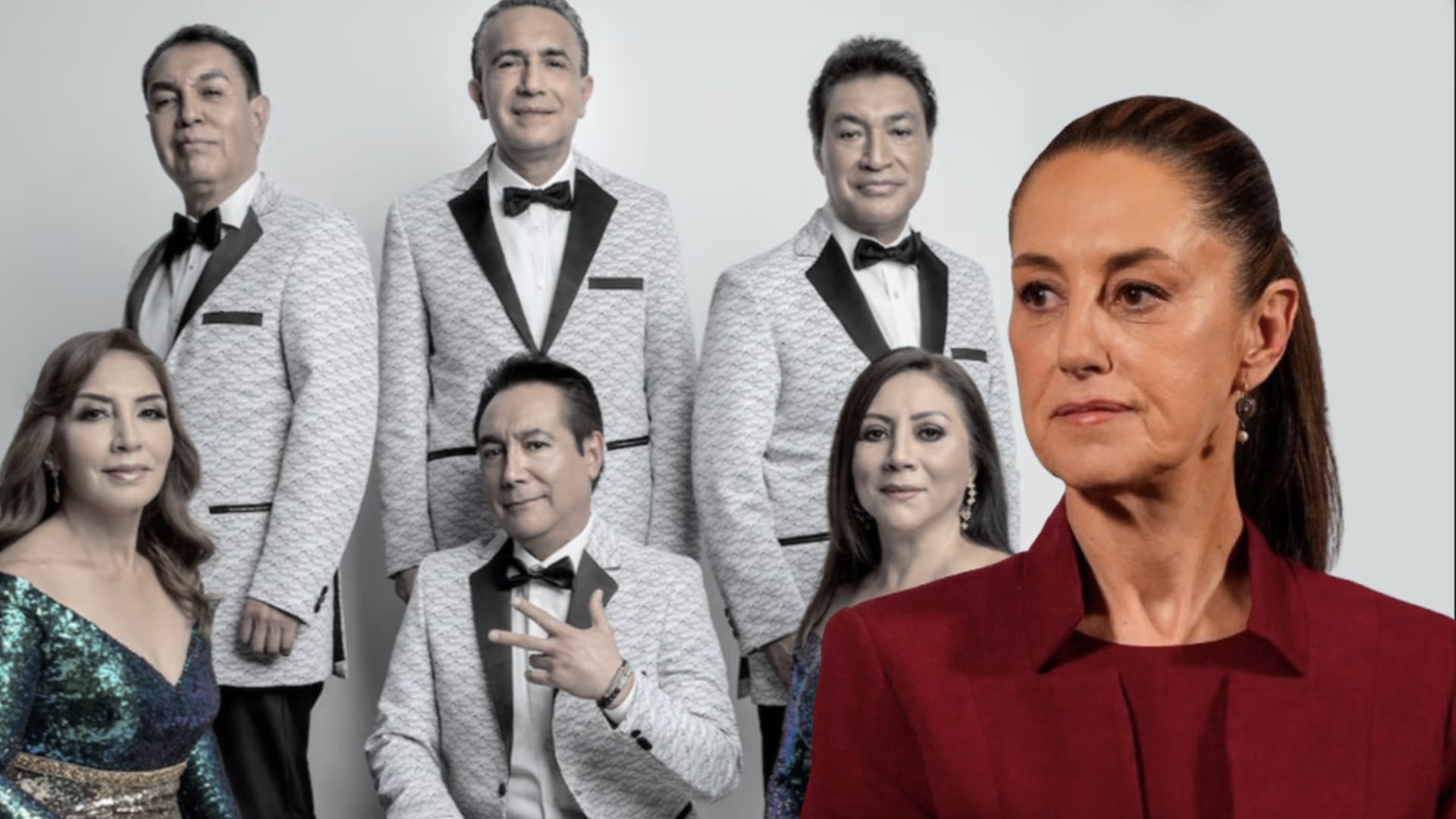 Claudia Sheinbaum promete justicia para Los Ángeles Azules. (Infobae México)