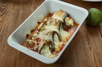 Canelones de berenjena. (AdobeStock)
