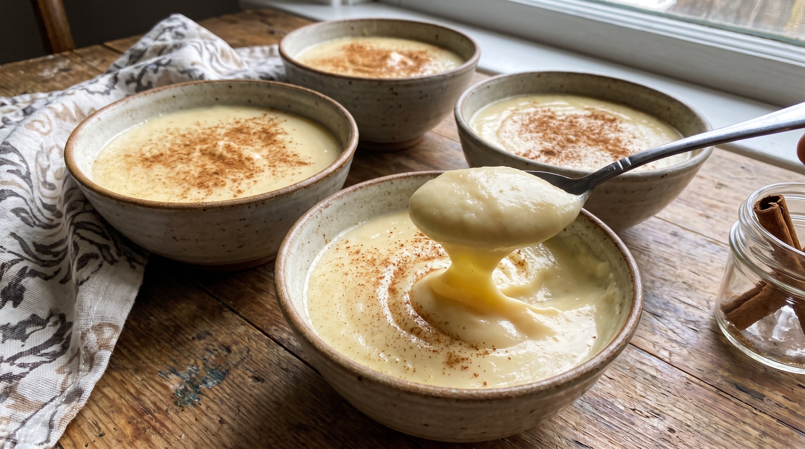 El postre se prepara con leche, azúcar, almidón de maíz, huevo y esencia de vainilla (Imagen Ilustrativa Infobae)