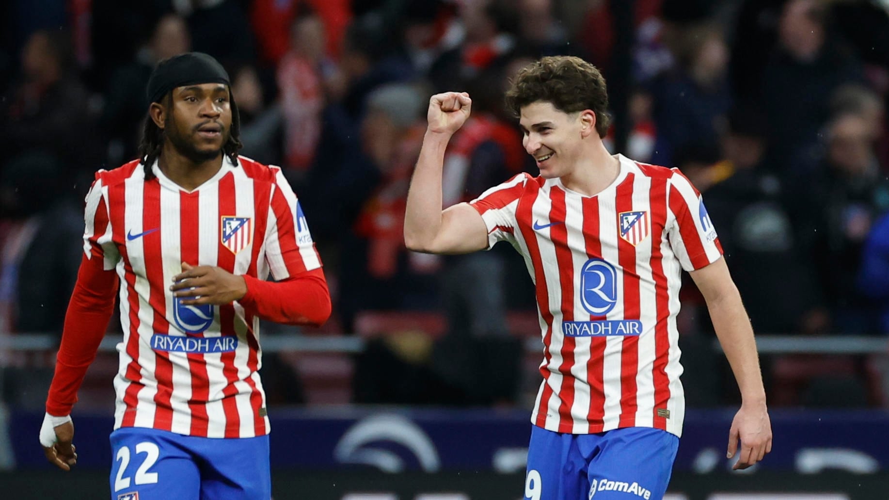 El gol de Julián Álvarez para cortar una sequía de 16 partidos sin convertir en el triunfo del Atlético de Madrid ante Barcelona