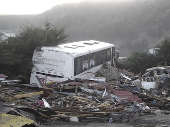 En 2010 ocurrió el sismo fuerte más reciente de Chile.
(Archivo Fotográfico y Digital de la Biblioteca Nacional de Chile)
