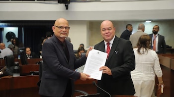 El diputado independiente Ernesto Cedeño,