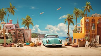 Muchas familias aprovechan para viajar