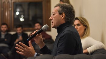 Ceferino Reato durante la presentación