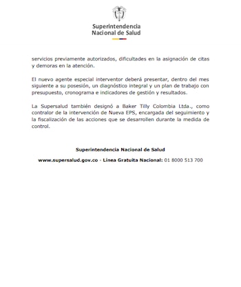 Supersalud - crédito Supersalud