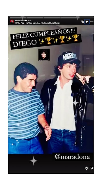 Juanse sacó a relucir una