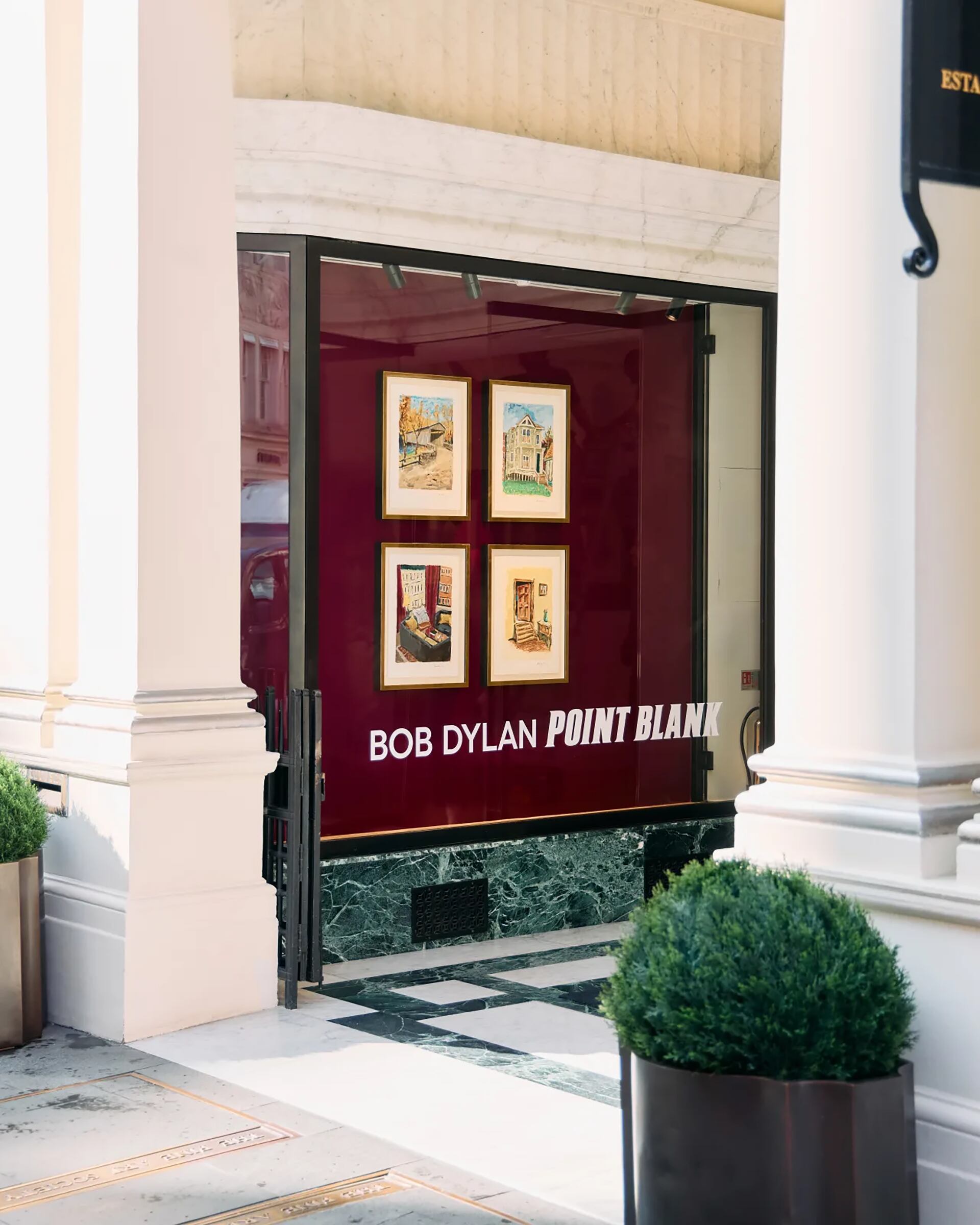 Bob Dylan expone sus dibujos y pinturas en Halcyon Gallery de Londres hasta el 6 de julio