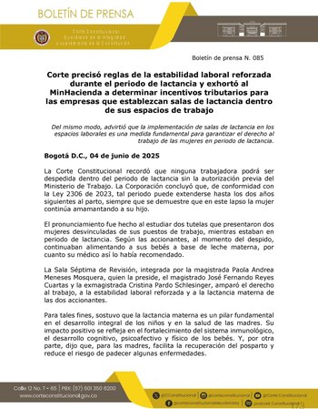 Las trabajadoras afectadas recibirán salarios,