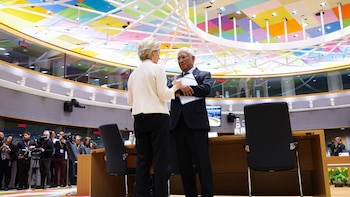 Costa y Von der Leyen