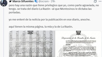 Fiscalía cierra investigación por audio