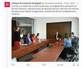 La Cámara de Comercio de