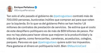 Enrique Peñalosa denunció la cantidad