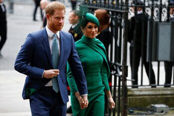 Harry y Meghan asistieron pro
