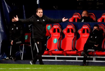 El técnico de Osasuna, Jagoba