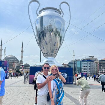 Yanina y Diego Latorre a Estambul