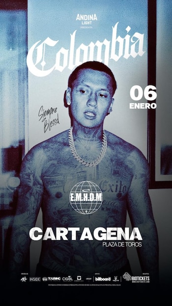 Blessd informó en redes que