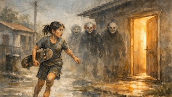 Sonrisas de terror: Niña de 11 escapó de ser secuestrado de tres payasos enmascarados en Honduras