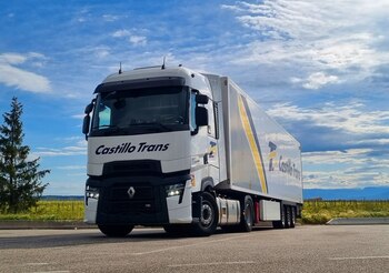 Camión de la empresa para