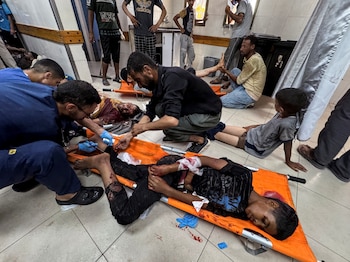 Palestinos heridos por fuego israelí