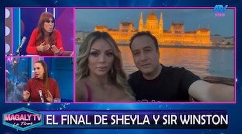 ¿Habrá reconciliación? Magaly Medina cree que Sir Winston aún podría volver con anillo en mano. Captura: Magaly TV La Firme.