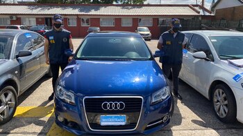 Parte de los autos secuestrados