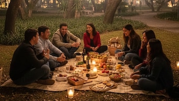 Picnic nocturno en Chapultepec: celebra